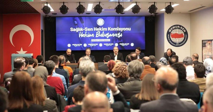 Sağlık-Sen yönetimi hekimlerle buluştu