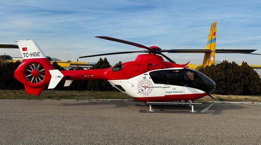 Ambulans helikopterler Türkiye'yi karış karış dolaşıyor! 11 ayda 2 bin 552 hasta taşındı