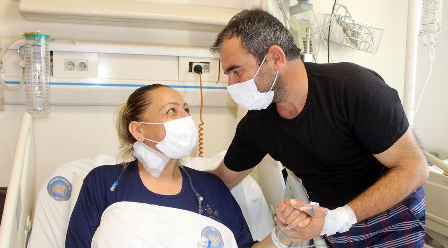 Eşinin böbreğiyle can bulan hemşire: Doğru adamla evlenmişim