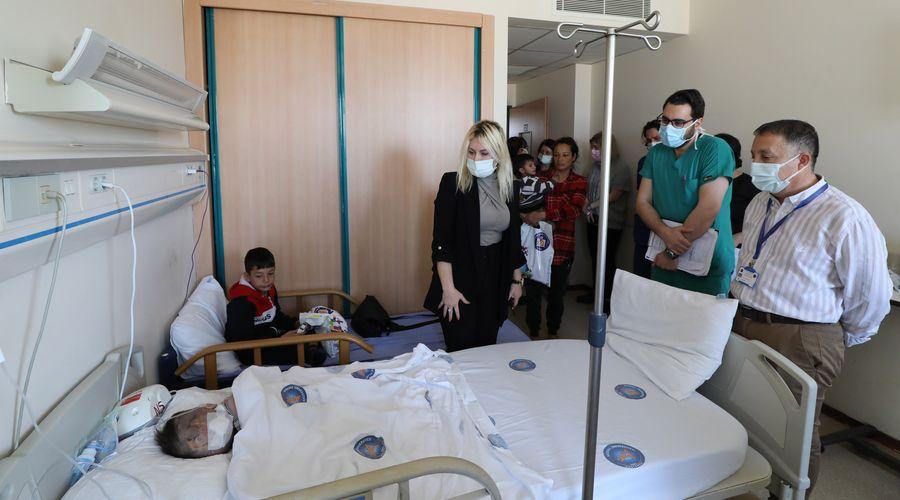 Hidrosefali hastası depremzede bebek Antalya'da ameliyat edildi