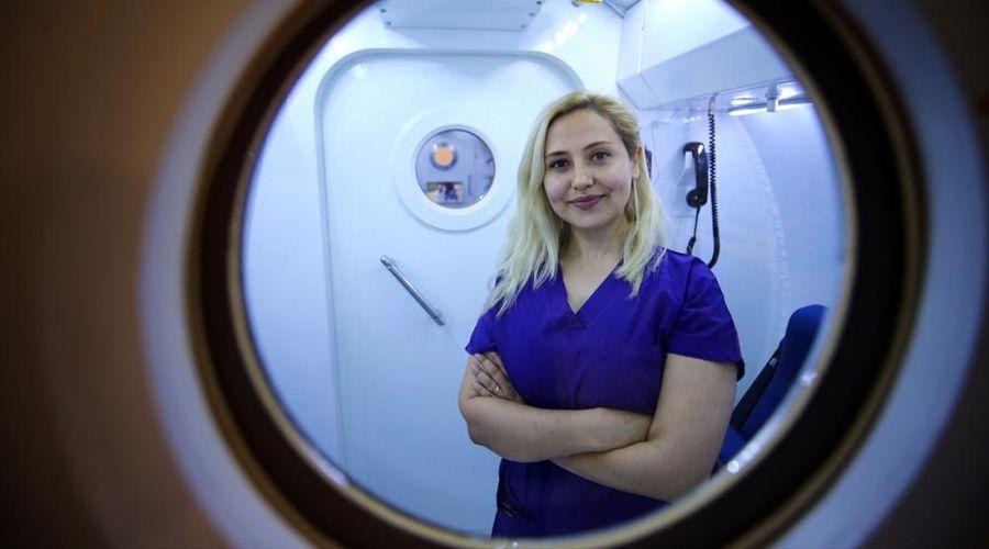 Gönüllü hiperbarik oksijen tedavisi uzmanı, arkadaşlarıyla depremzedelerin imdadına yetişti