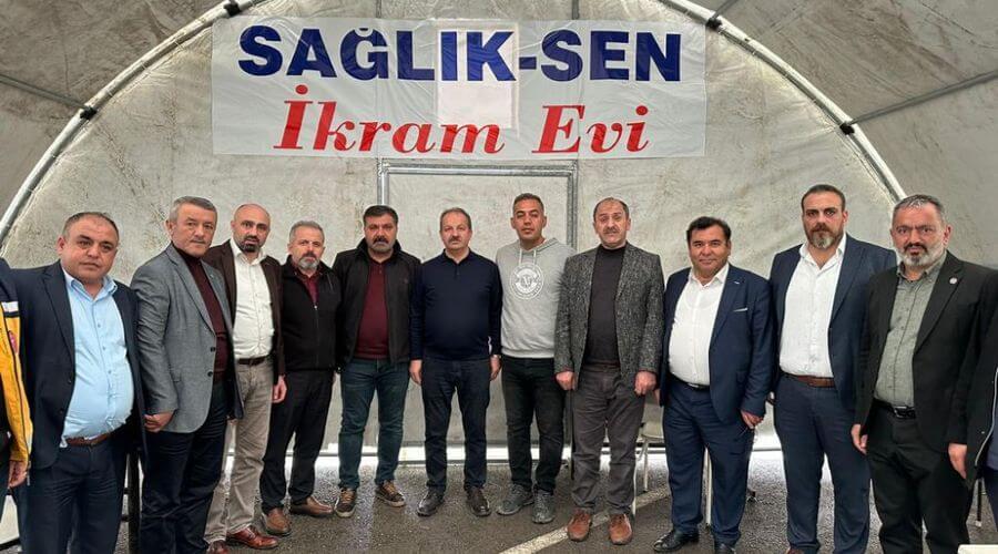 Sağlık-Sen ikram evi, Hatay ve İskenderun'da hizmete başladı