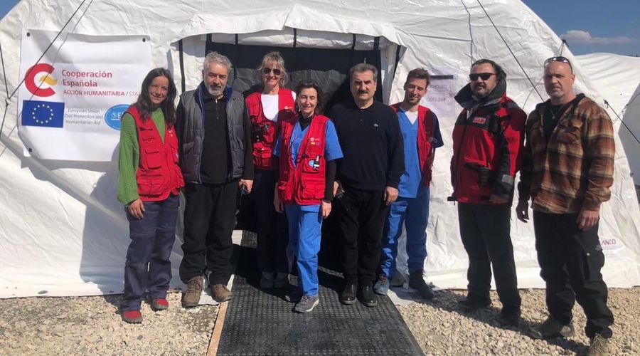 İspanya’nın İskenderun’daki sahra hastanesi 24 saat açık