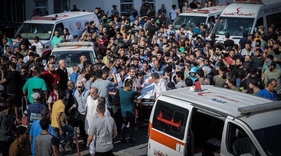 DSÖ: Gazze'deki hastanelere tıbbi yardım ulaştırmak için güvenlik garantisi yok