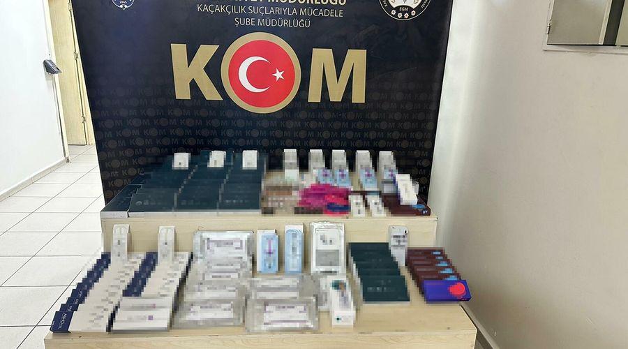 İzmir'de gümrük kaçağı dolgu ve botoks ürünü ele geçirildi