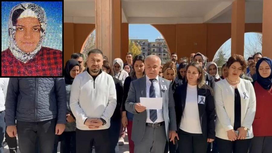 Mardin'de acı olay! Oğlu ile balkondan düşerek ölen anne için çalıştığı hastanede anma töreni