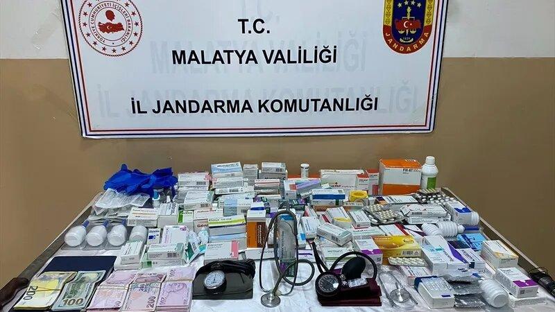Malatya'da yabancı uyruklu sahte doktora suçüstü