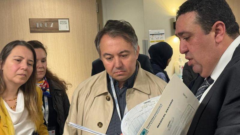 Türk hekimler Mısır'daki hastanelerde incelemelerde bulundu