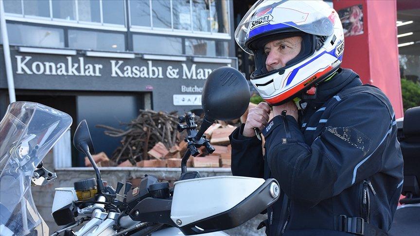 Gastroenteroloji uzmanı motosikletiyle 20'den fazla ülke gezdi