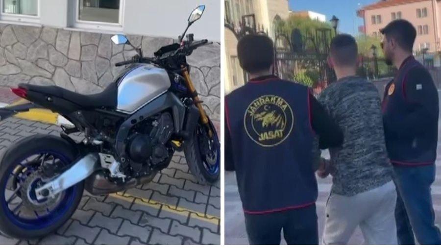 Kendisini doktor olarak tanıtıp, 800 bin liralık motosikleti test sürüşü bahanesiyle çaldı