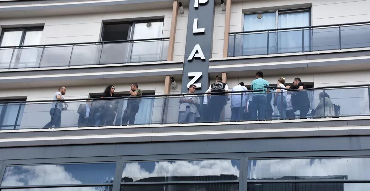Aksaray'da rezidanstan düşen hemşirenin ölümüne ilişkin olay yerinde keşif yapıldı