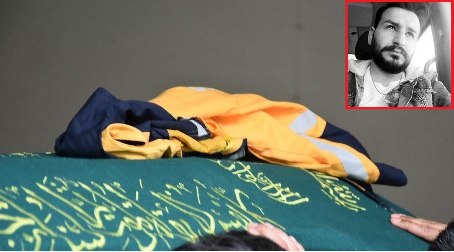 Aydın'da otomobilin çarpması sonucu hayatını kaybeden sağlık çalışanı son yolculuğuna uğurlandı
