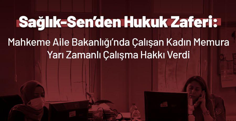 Mahkemeden kadın memura yarı zamanlı çalışma hakkı