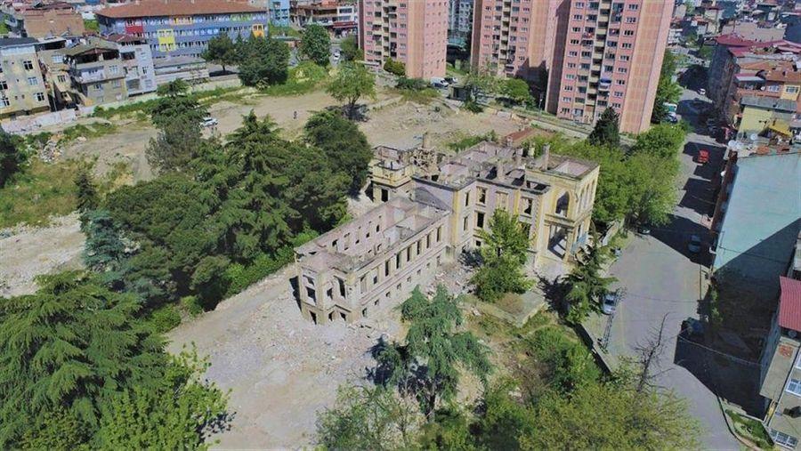 Samsun'da 121 yıllık tarihi hastane binasının restorasyonuna başlandı