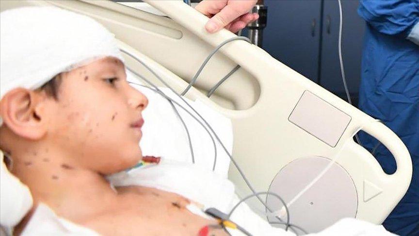 Sahipsiz köpeklerin saldırısına uğrayan Tunahan, Hacettepe'de seri ameliyatlara girecek