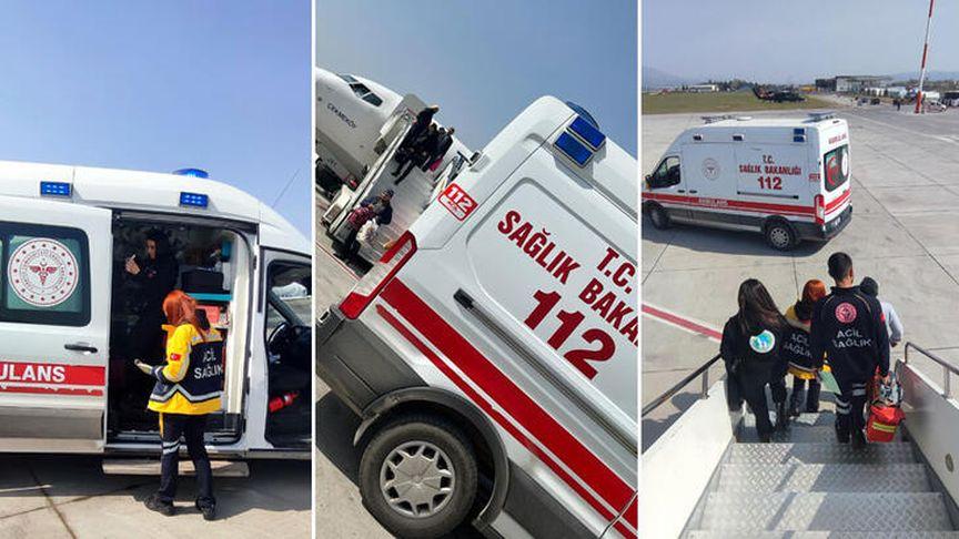 Uçakta fenalaşan yolcuya ilk müdahaleyi depremzedeler için Hatay'a giden hemşire yaptı