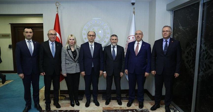 Üniversite Hastaneleri Birliği Derneğinden Bakan Nebati'ye teşekkür ziyareti
