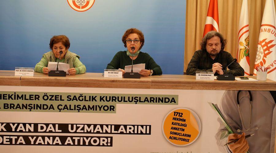 İTO'dan Sağlık Bakanlığına: Yan dal uzmanlarını yana atmayın