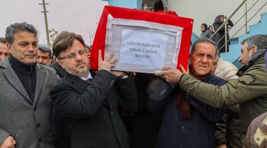 Yaşamını yitiren Şırnak İl Sağlık Müdürü Altın'ın cenazesi defnedildi