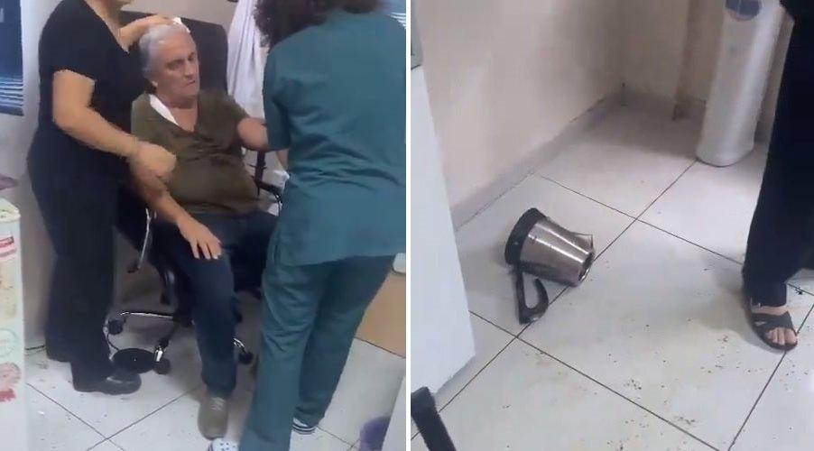 Aile hekimini çaydanlıkla dövüp ağır yaralayan şüpheli adliyede