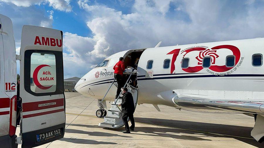 Şırnak'ta ambulans uçak, 1,5 yaşındaki bebek için havalandı