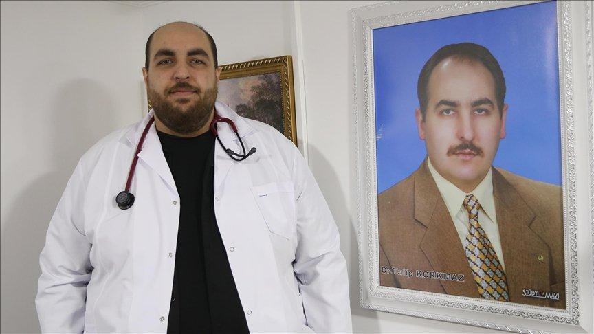 Babasının adını taşıyan aile sağlığı merkezinde hekim oldu