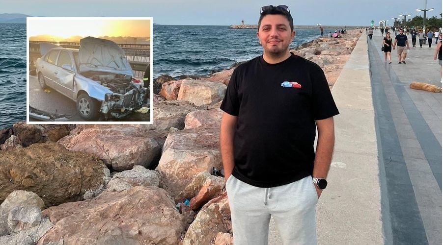 Bariyere çarpan otomobilde yaralanan sağlık çalışanından kötü haber!
