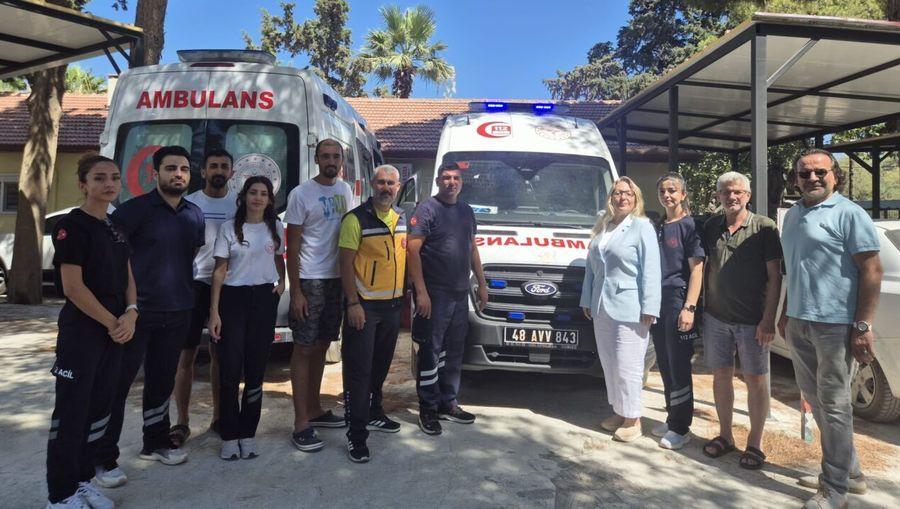 Datça'ya yeni ambulans tahsisi yapıldı