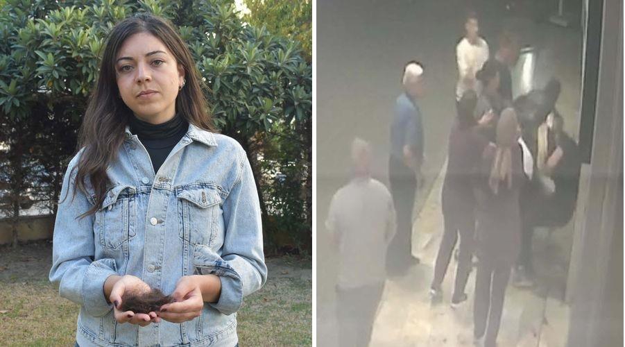 Doktor İrem'e saldırının görüntüsü ortaya çıktı: Saçlarını kopardılar, ilk duruşmada tahliye edildiler!