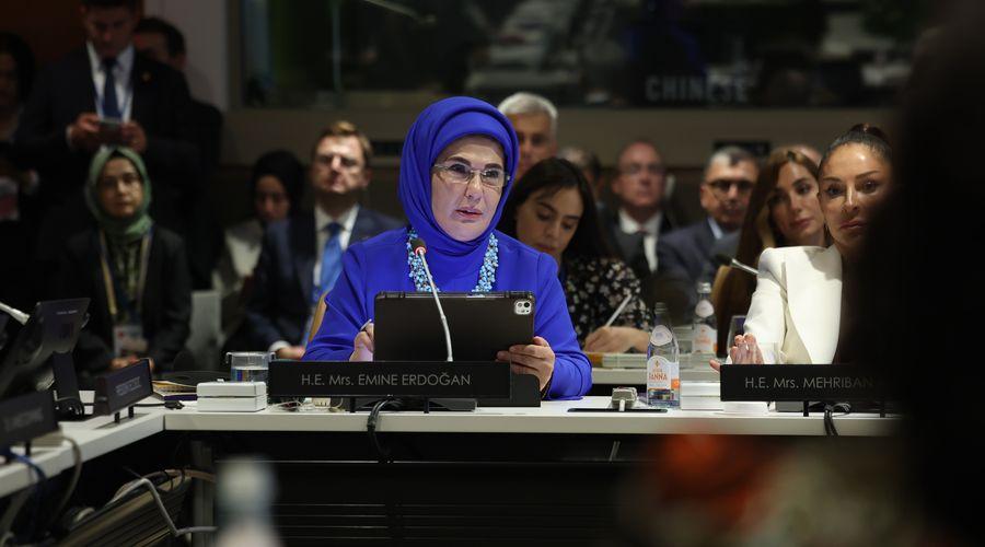 Emine Erdoğan, BM’de Bulaşıcı Olmayan Hastalıklar 4'üncü Yüksek Düzeyli Toplantısı etkinliğine katıldı