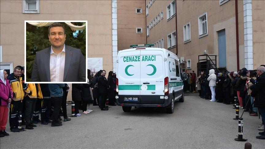 Bolu'daki otel yangınında hayatını kaybeden doktora çalıştığı hastanede veda töreni