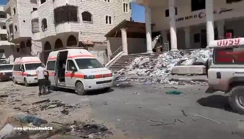 Filistin Kızılayı, Al-Quds Hastanesini tekrar hizmete açmak için çalışıyor