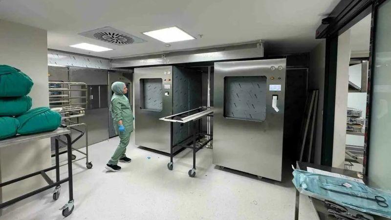 Gazi Yaşargil Eğitim ve Araştırma Hastanesinde sterilizasyon birimi yenilendi