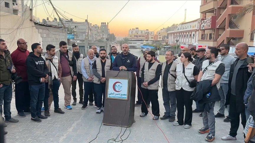 Farklı ülkelerden 14 doktor, sağlık sektörüne destek için Gazze Şeridi'nde