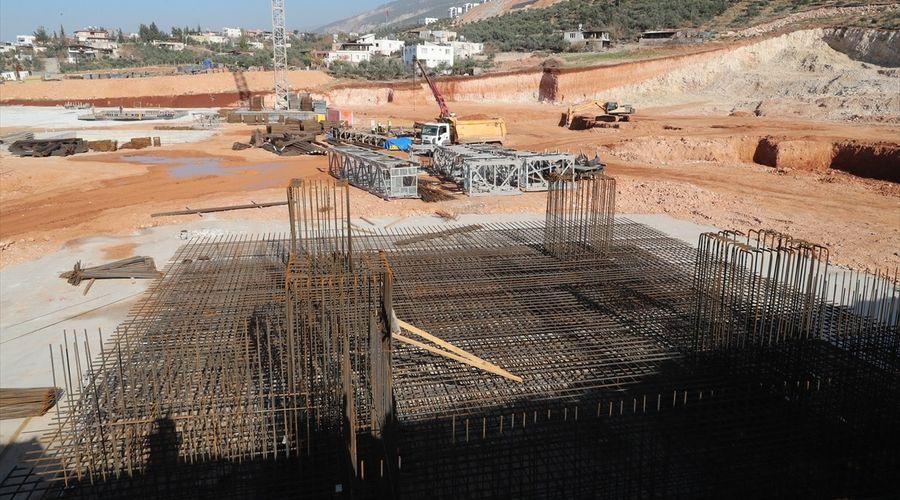 İskenderun'da 600 yataklı devlet hastanesi inşaatı sürüyor