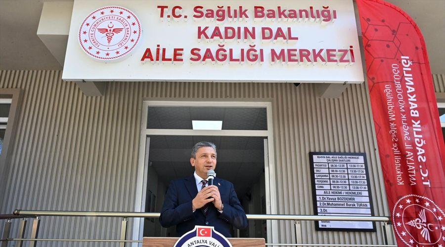Antalya'da Kadın Dal Aile Sağlığı Merkezi hizmete açıldı