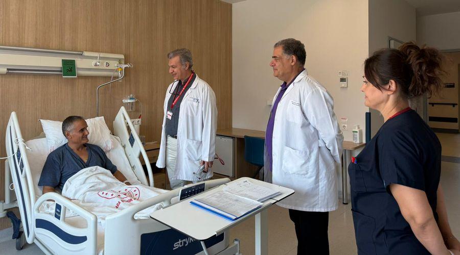Kalbi durdurulmadan yapılan kapalı baypas ile 1 günde sağlığına kavuştu