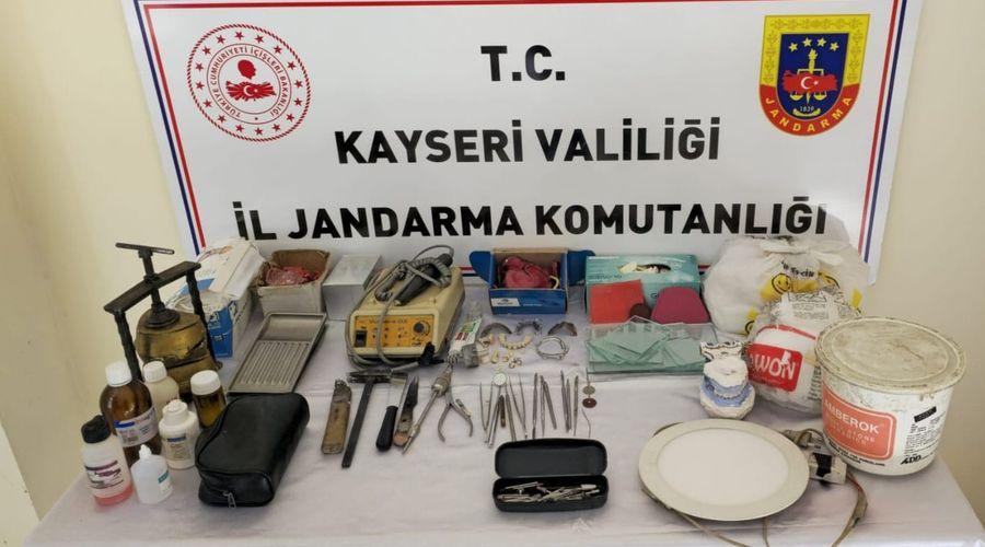 Kayseri'de sahte diş hekimine gözaltı
