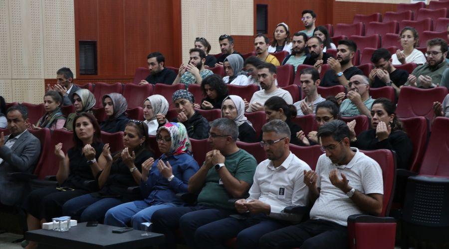 Lösemiye yenilen 31 yaşındaki genç doktora çalıştığı hastanede tören