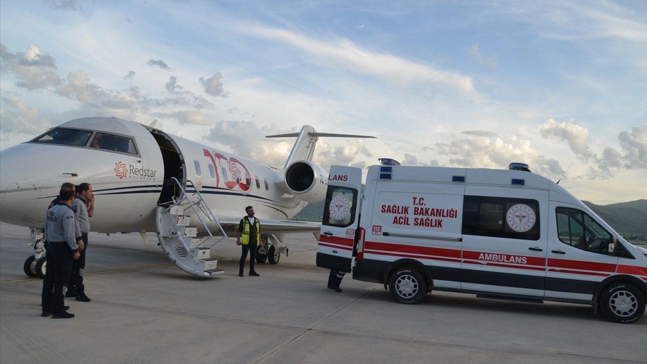 Ambulans uçak 7 aylık bebek için havalandı