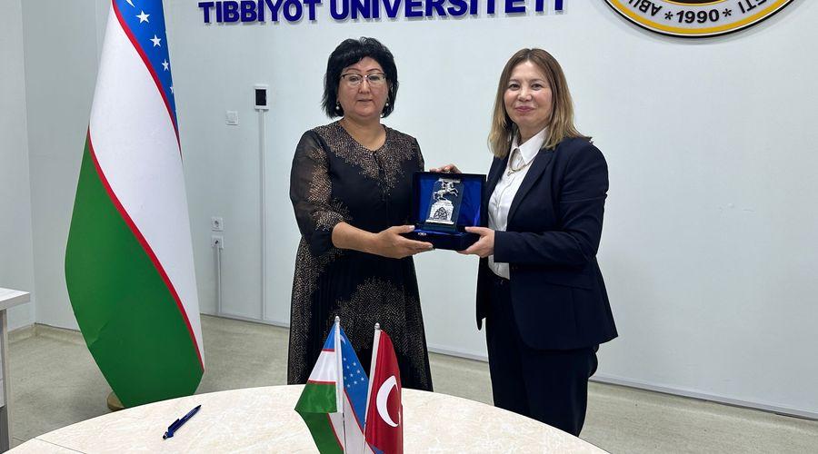 OMÜ ile Buhara İbni Sina Devlet Tıp Enstitüsü arasında iş birliği protokolü imzalandı