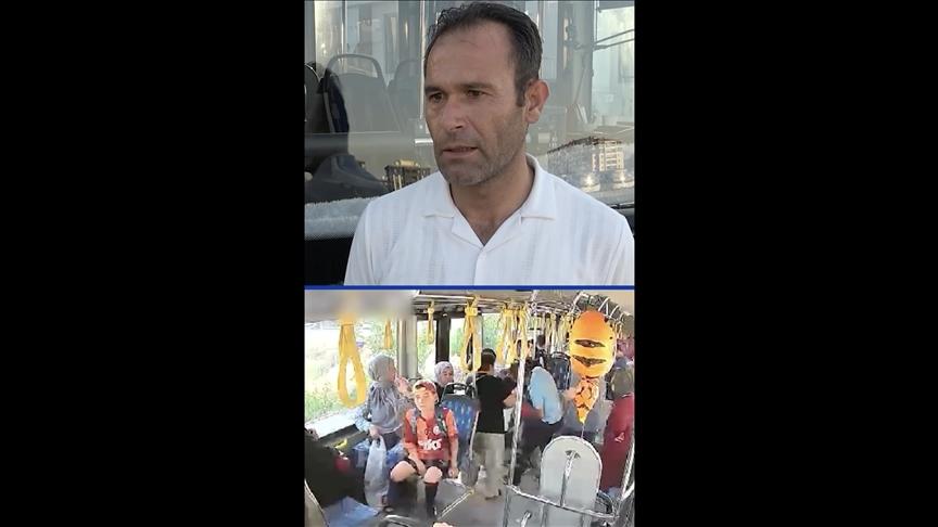 Isparta'da otobüs şoförü Heimlich manevrasıyla 2 yaşındaki çocuğun hayatını kurtardı