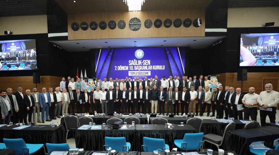 Sağlık-Sen Başkanlar Kurulu 'Toplu Sözleşme' gündemiyle toplandı