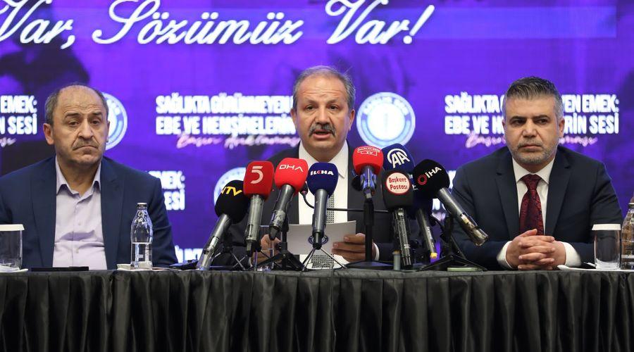 Sağlık-Sen: Hemşirelerimizin, ebelerimizin hakları için ne gerekiyorsa yapacağız