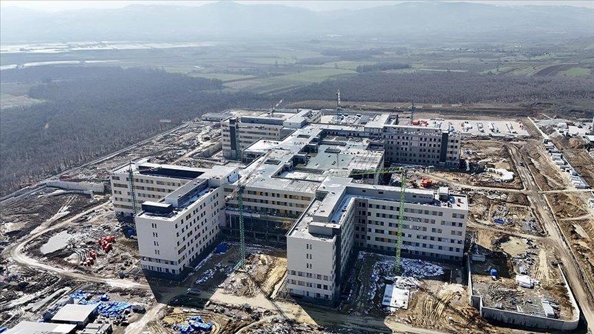 Sakarya Şehir Hastanesinin yüzde 70'i tamamlandı