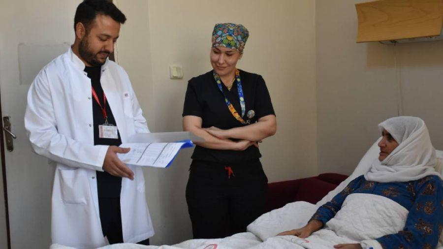 Şırnak'ta diyaliz hastası kadının kalınlaşan kalp duvarı operasyonla inceltildi