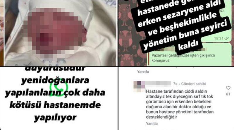 Özel hastanede çalışan doktor ihbar etti: 'Etkileşim için erken doğum yaptırıldı' iddiası