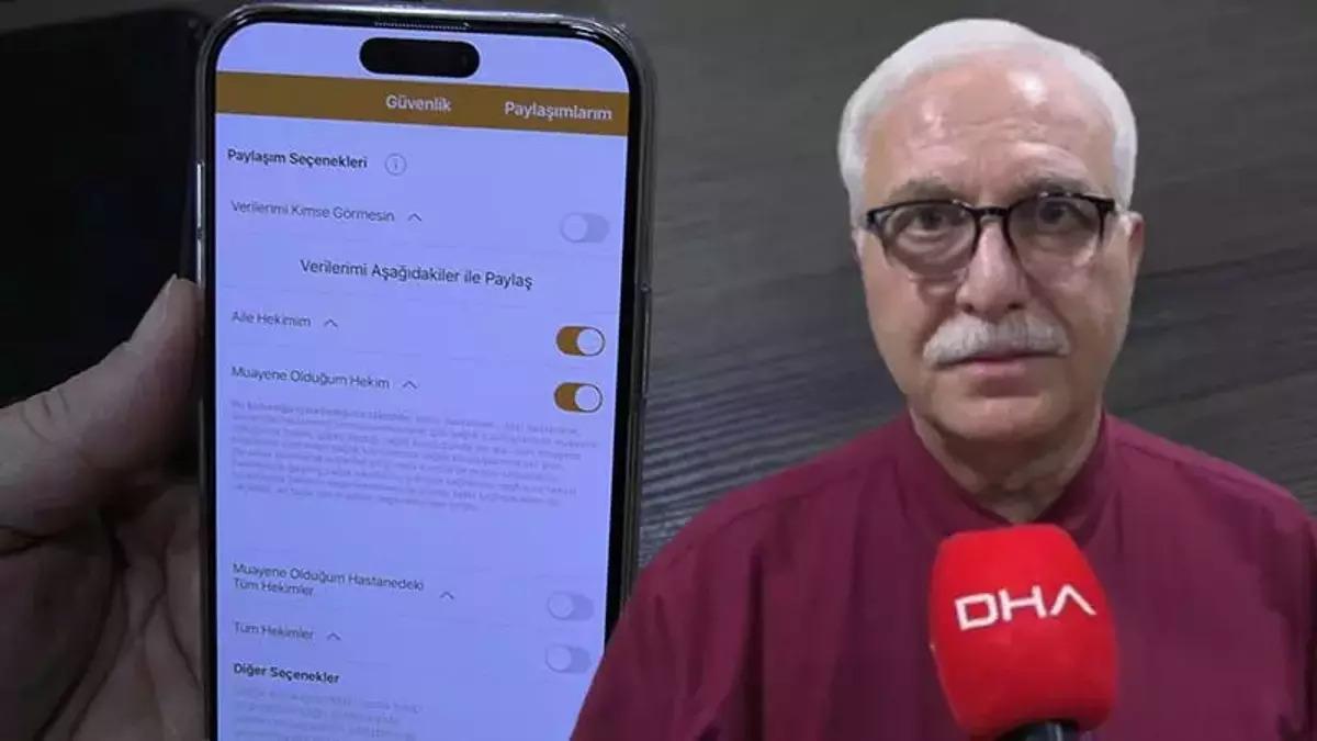 Prof. Dr. Özlü'den e-Nabız’da 'muayene eden hekim verilerime ulaşsın' seçeneğinin aktif edilmesi tavsiyesi
