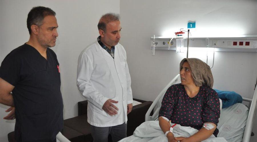 Mardin'de kanaması olan hasta V-Notes cerrahisiyle tedavi edildi