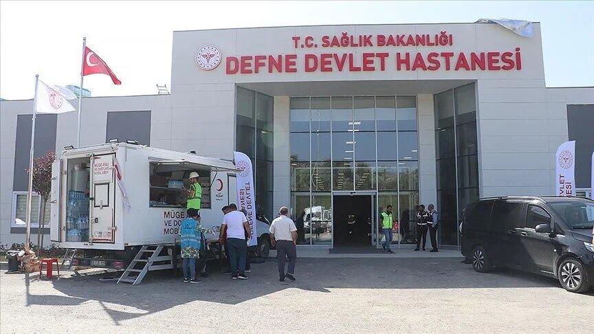 Hatay'daki Defne Devlet Hastanesi 4 ayda 150 bin hastaya şifa oldu